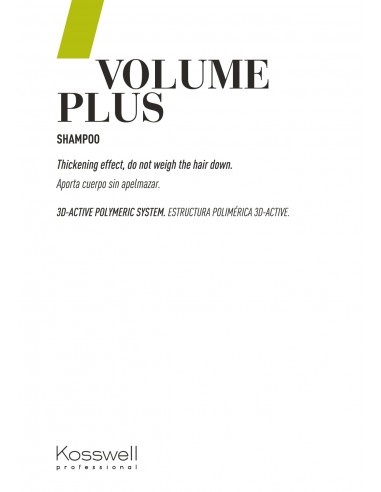 Champú Voluminizador KOSSWELL 1000mL